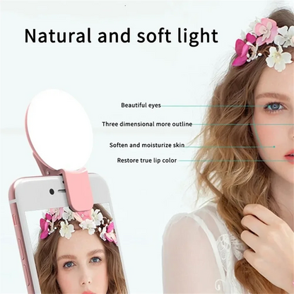 Lámpara LED Portátil Para Teléfono Móvil, Luz De Belleza