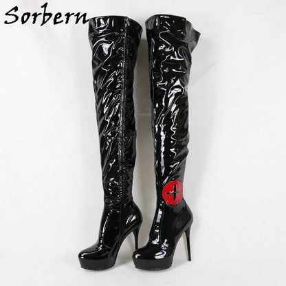 Sorbern Botas Ajustadas De Enfermera Para Mujer Blancas