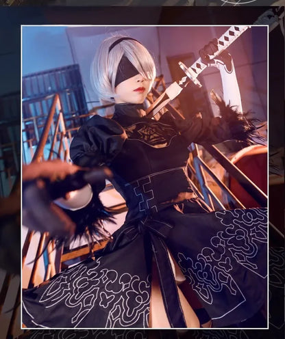 Disfraz de Nier Automata para Mujer Traje Sexy Yorha 2B