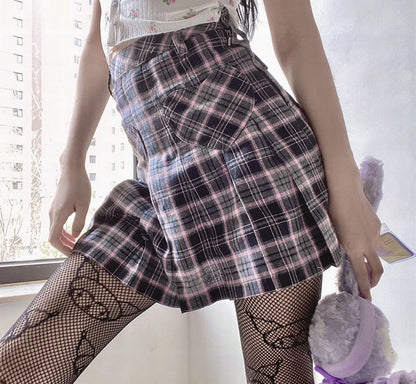 Sanrio Kuromi Medias de Red de Pesca para Estudiantes Sexy