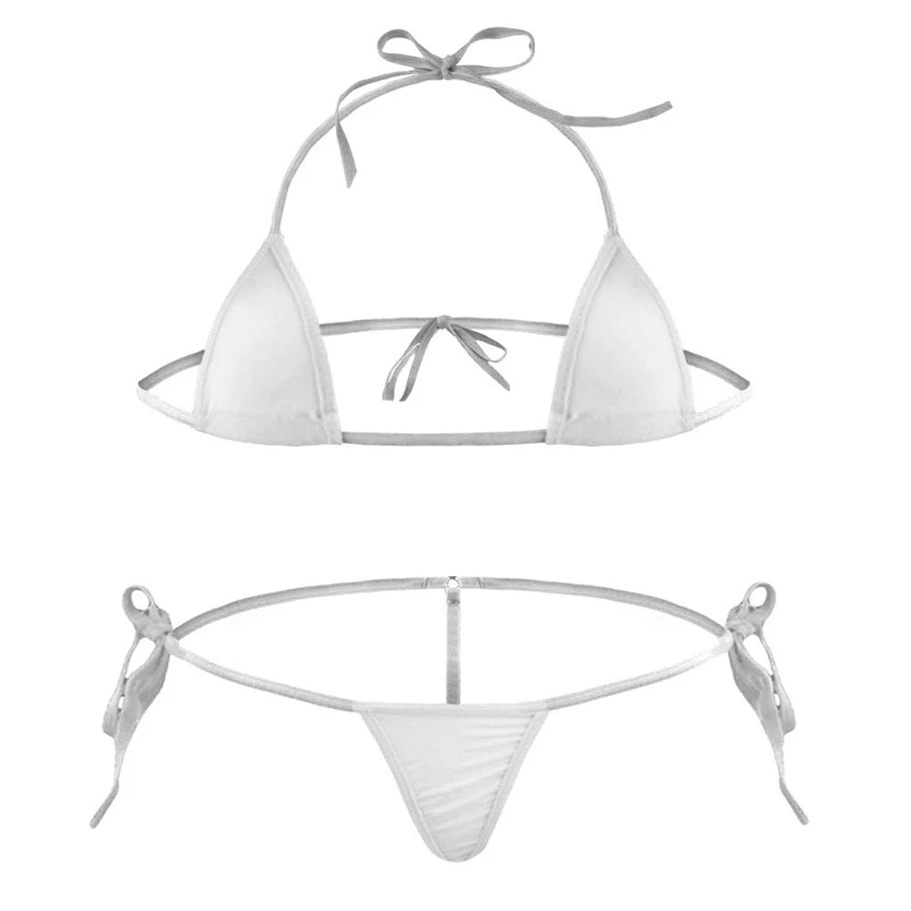 Conjunto de Bikini para Mujer Lencería Sexy Traje de Baño