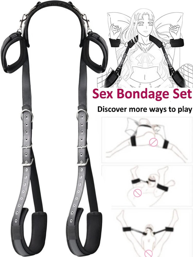 Kit de Juguetes Eróticos BDSM para Adultos y Accesorios