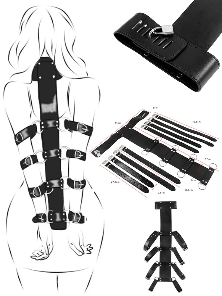 Kit de Juguetes Eróticos BDSM para Adultos y Accesorios